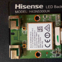 HiSense H43N5300UK  Wi Fi WCBN4511R