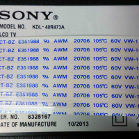 Sony 40R473A LVDS Lead